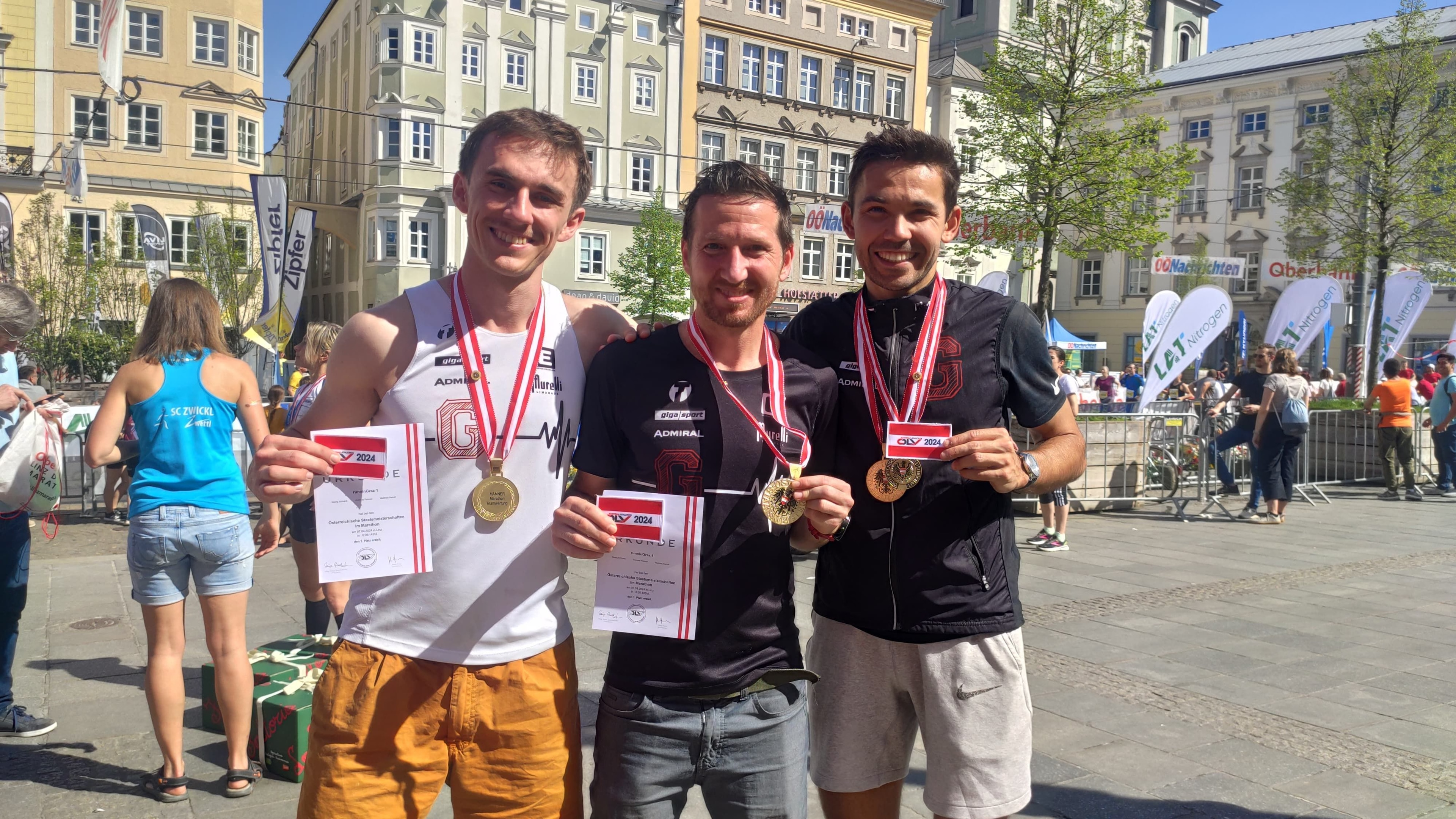Linzmarathon 2024 – Wir sind Staatsmeister